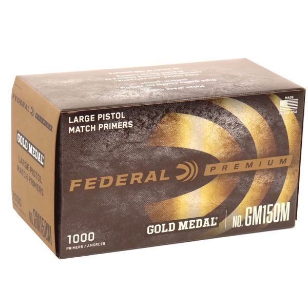 Federal Premium Gold Medal Small Pistol Magnum Match Primers #200M