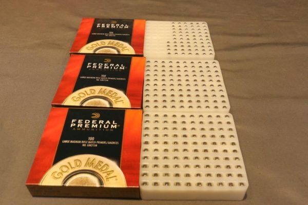 Federal Premium Gold Medal Small Pistol Match Primers #100M